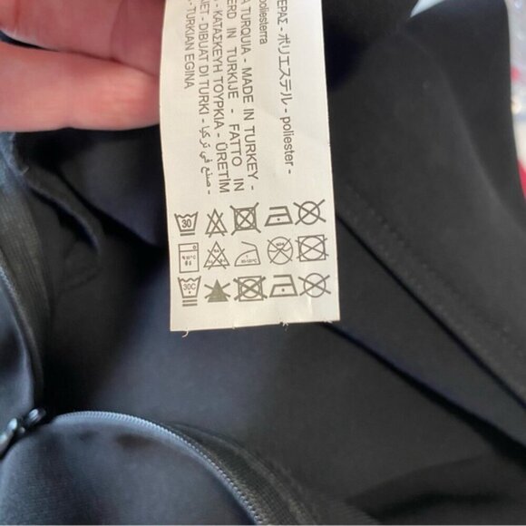 Zara - Black Faux Wrap Midi Skirt - L - NWT - Picture 9 of 9